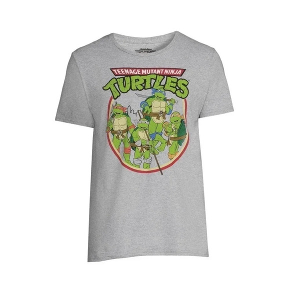 NWT Nickelodeon Men’s Size Large Teenage Mutant Ninja Turtles Graphic Tee Shirt - Picture 3 of 7